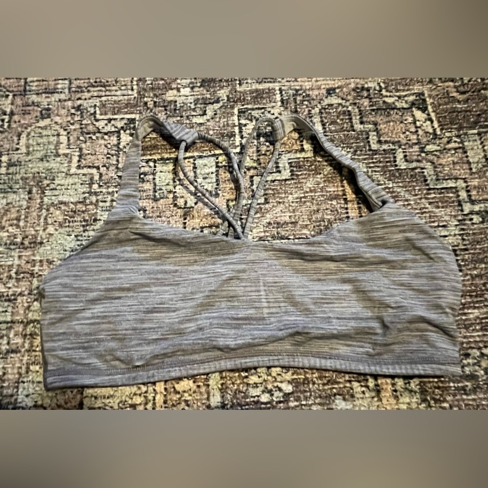 lululemon athletica Gray Sports Bra